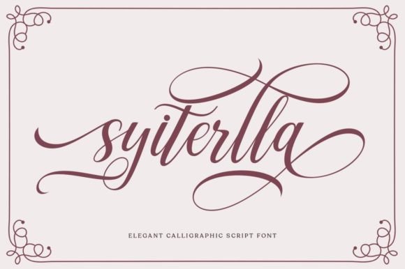 Syiterlla Font Poster 9