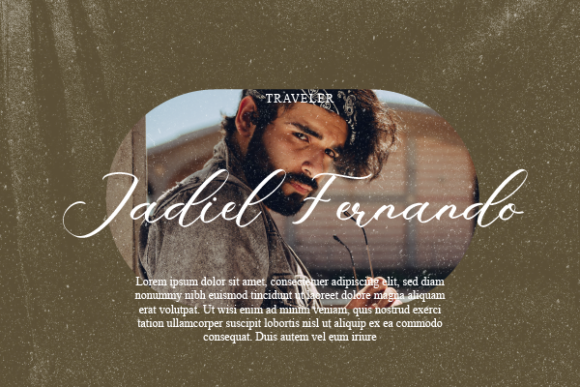 Sylvia Dalman Font Poster 10