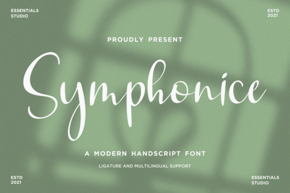 Symphonice Font Poster 1