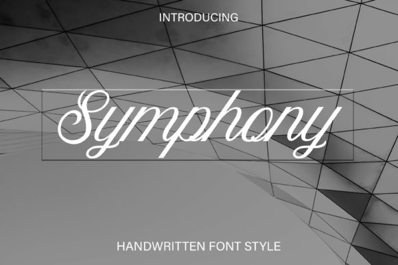 Symphony Font Poster 1