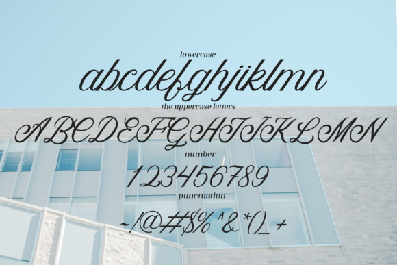 Symphony Font Poster 3