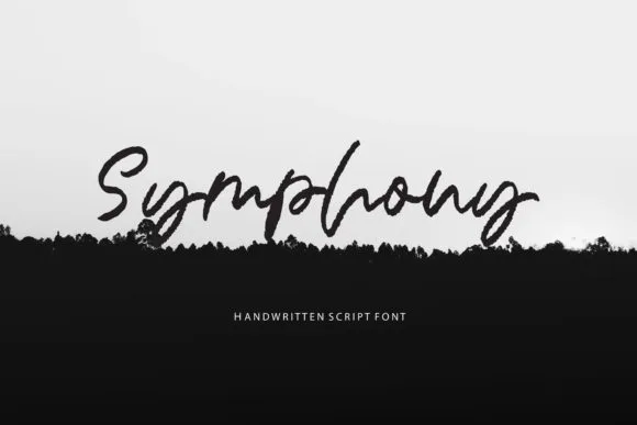 Symphony Font Symphony Font Poster 1