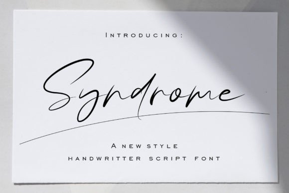 Syndrome Font