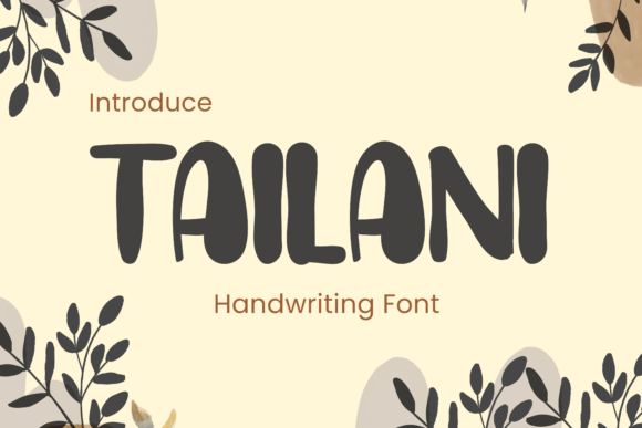 Tailani Font Poster 1