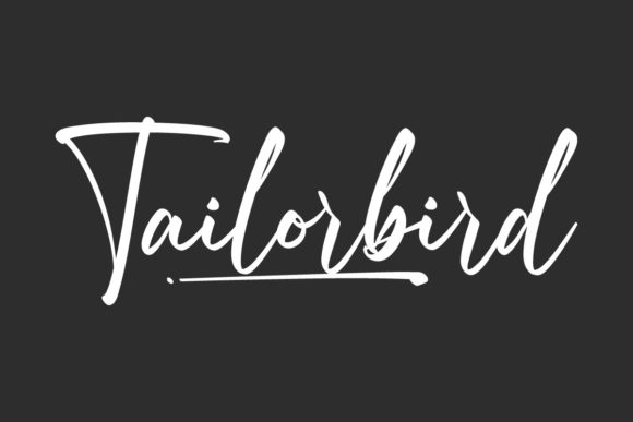 Tailorbird Font Poster 1