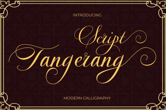Tangerang Font Poster 1