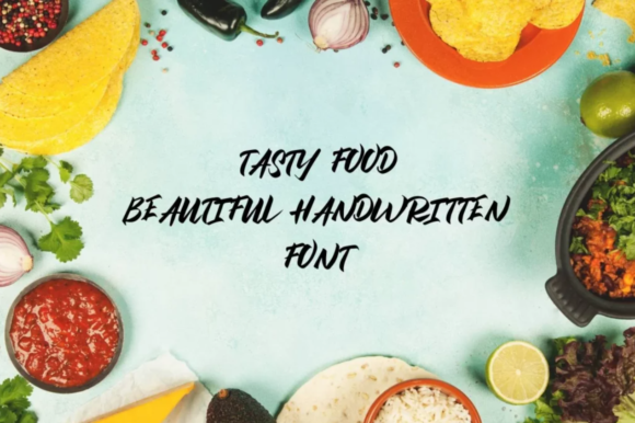 Tasty Food Font Poster 1