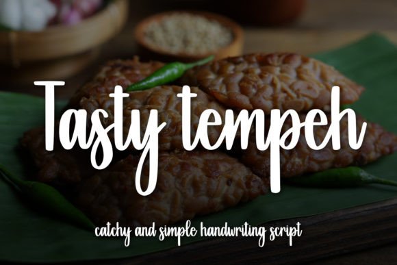Tasty Tempeh Font Poster 1
