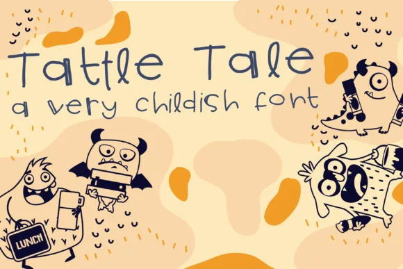 Tattle Tale Font Tattle Tale Font Poster 1