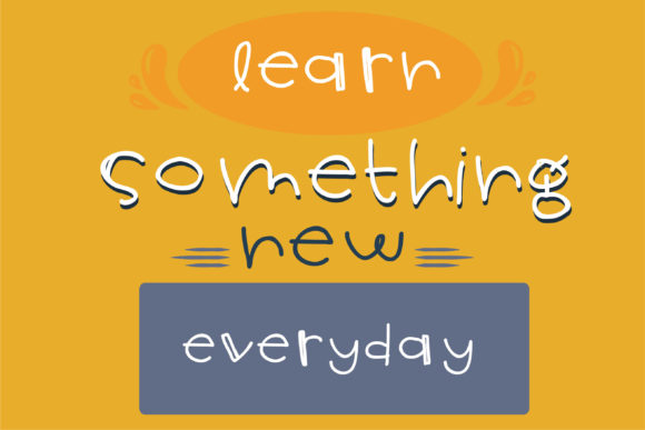 Tattle Tale Font Poster 6