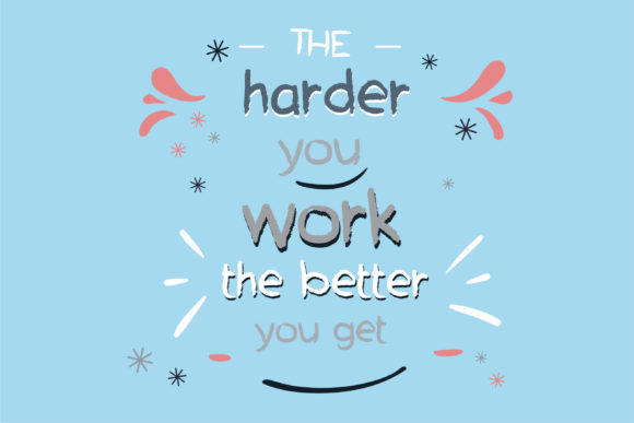 Teacher Chalk Font Poster 3