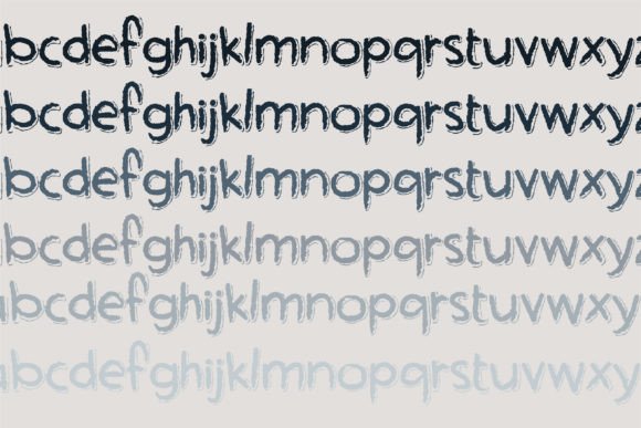 Teacher Chalk Shadow Font Poster 5