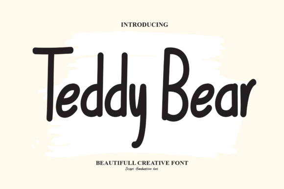 Teddy Bear Font Poster 1