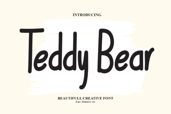 Teddy Bear Font Teddy Bear Font Poster 1