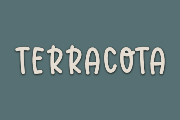 Terracota Font Poster 1