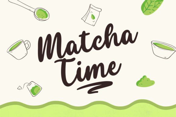 Thai Matcha Font Poster 3