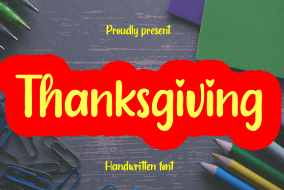 Thanksgiving Font