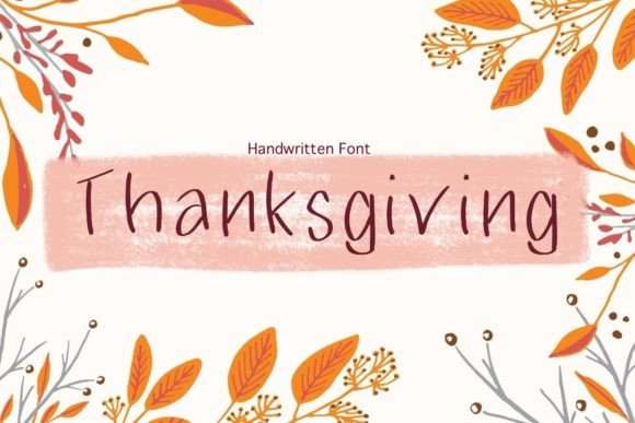 Thanksgiving Font
