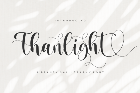 Thanlight Font Poster 1