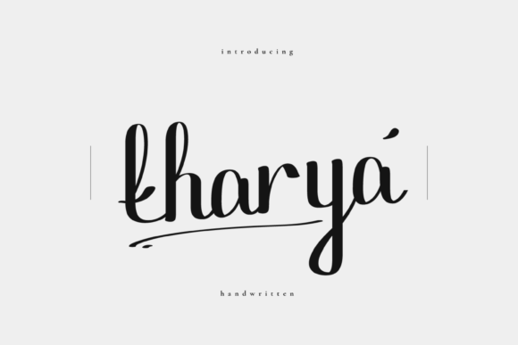 Tharya Font Poster 1