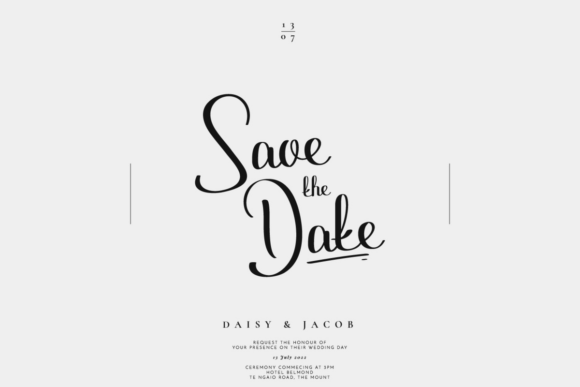 Tharya Font Poster 2