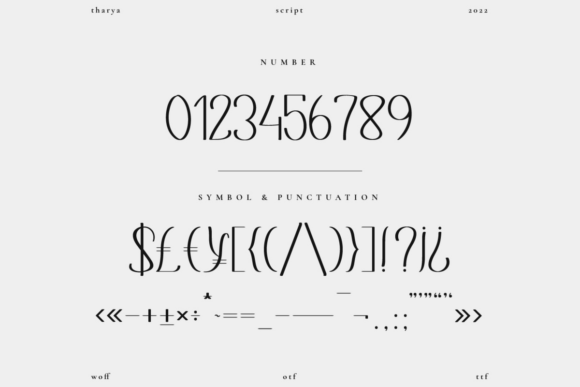 Tharya Font Poster 11