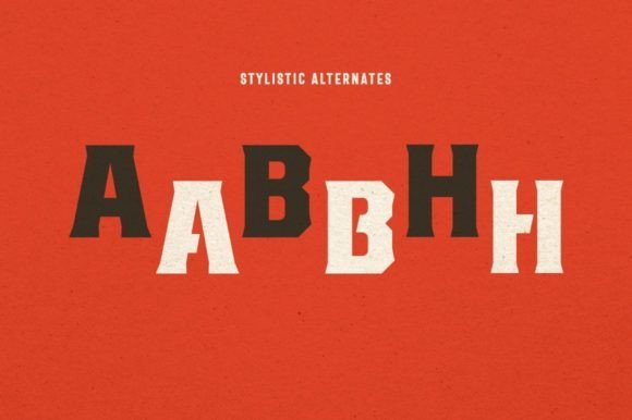 The Bartender Font Poster 13