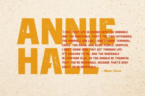 The Bartender Font Poster 14