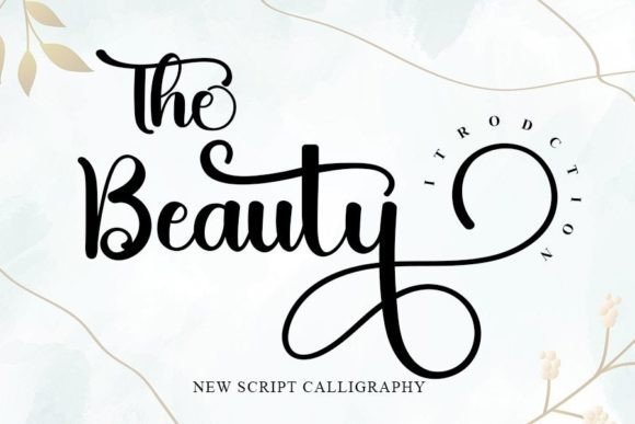 The Beauty Font Poster 1