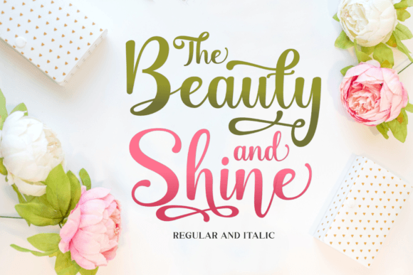 The Beauty and Shine Font