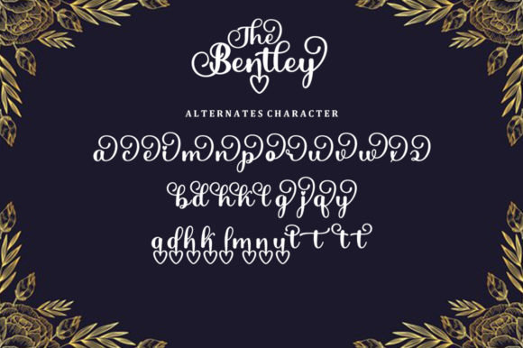 The Bentley Font Poster 6