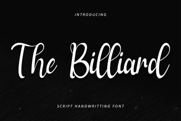 The Billiard Font Poster 1