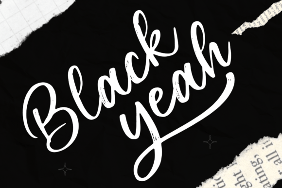 The Black Font Poster 2