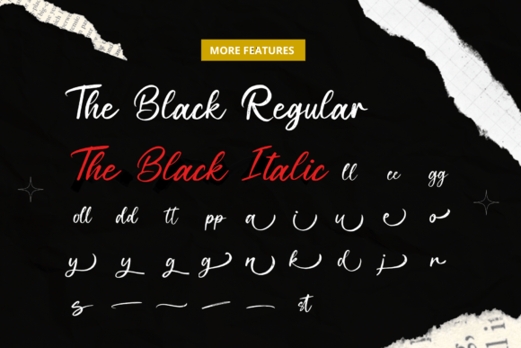 The Black Font Poster 3