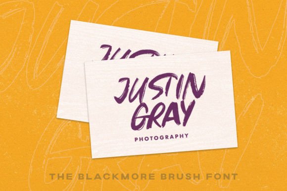 The Blackmore Font Poster 7