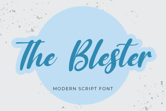 The Blester Font Poster 1