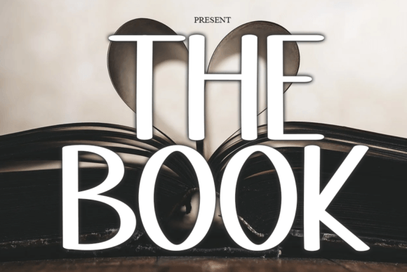 The Book Font Poster 1