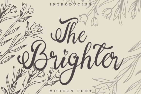 The Brighter Font Poster 1
