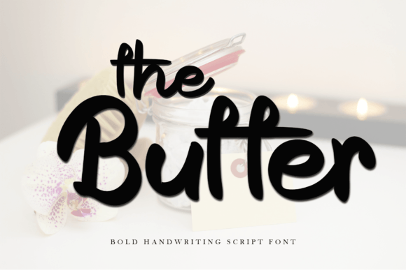The Butter Font Poster 1