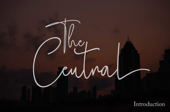 The Central Font Poster 1