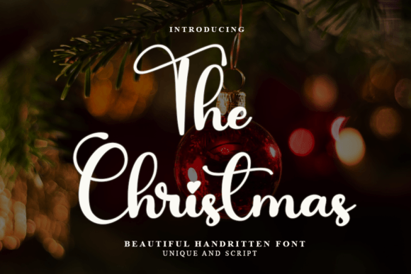 The Christmas Font Poster 1