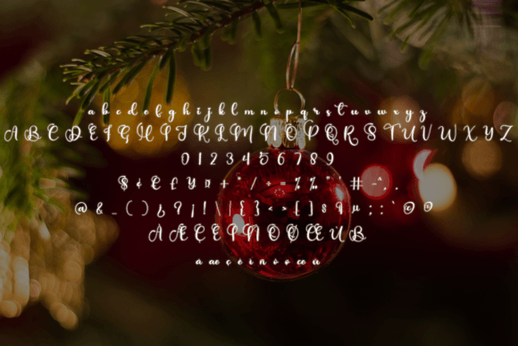 The Christmas Font Poster 7