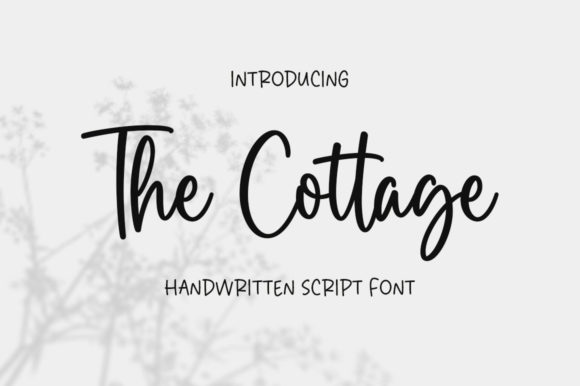The Cottage Font Poster 1