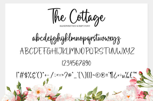 The Cottage Font Poster 6