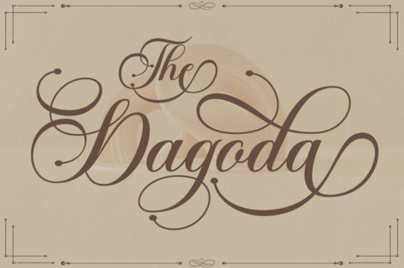 The Dagoda Font Poster 10