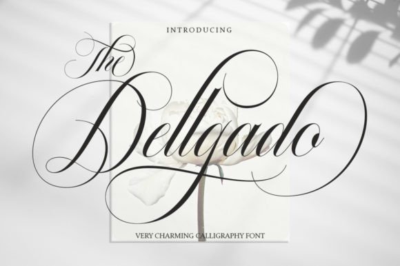The Dellgado Font Poster 1