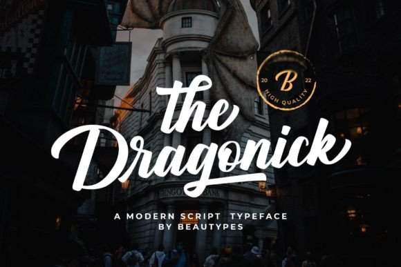 The Dragonick Font Poster 1