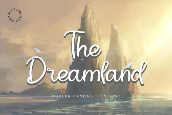 The Dreamland Font The Dreamland Font Poster 1