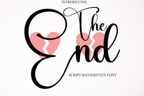 The End Font Poster 1