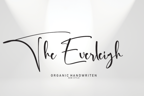 The Everleigh Font Poster 1